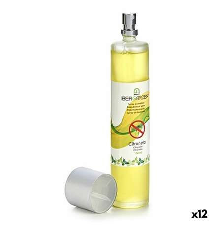 Diffusore Spray Per Ambienti Ibergarden Citronella 100 ml (12 Unità)