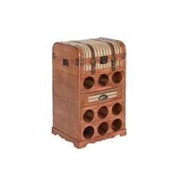 Portabottiglie Home ESPRIT Marrone Pioppo 40 x 35,5 x 71 cm