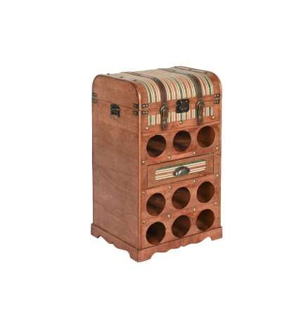 Portabottiglie Home ESPRIT Marrone Pioppo 40 x 35,5 x 71 cm