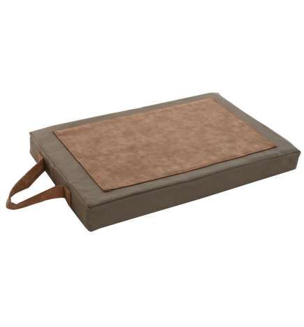 Cuscino da pavimento Home ESPRIT Marrone Cotone Poliestere 40 x 25 x 4 cm