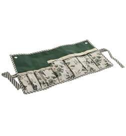Contenitore degli attrezzi Home ESPRIT Giardino Fascia Bianco Verde 54 x 29 x 6 cm