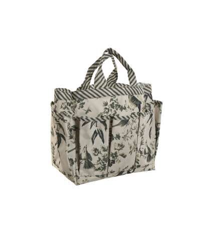 Contenitore degli attrezzi Home ESPRIT Giardino Cestino Verde Beige 47 x 18 x 27 cm