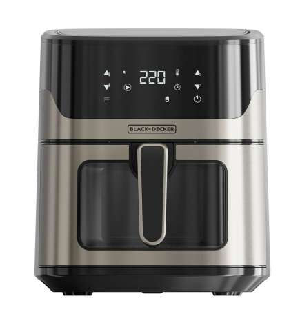 Friggitrice ad Aria Black & Decker BXAF6500E Nero 1600 W