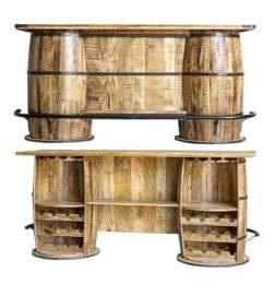 Mobile bar Home ESPRIT 180 x 60 x 100 cm