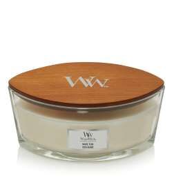 Candela Profumata Woodwick Core Ellipse White Teak 453 g