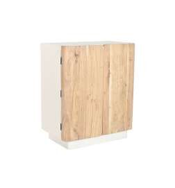 Portabottiglie Home ESPRIT Bianco Naturale 85 x 50 x 100 cm