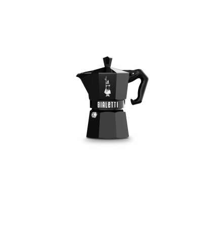 Caffettiera Italiana Bialetti MOKA EXCLUSIVE Nero Alluminio 3 Tazze