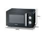 Microwave Severin 7762        20L Black 1000 W 20 L