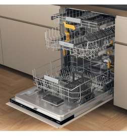 Dishwasher Whirlpool Corporation W8IHP42LSC Black 60 cm