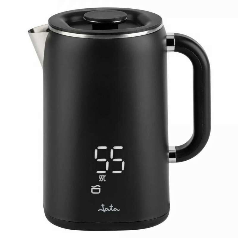 Kettle JATA JEHA1575 Black Stainless steel Plastic 1500 W