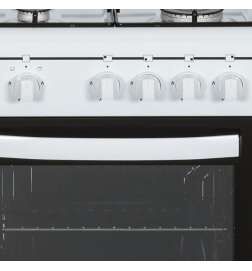 Gas Cooker Aspes AKG4500TM White