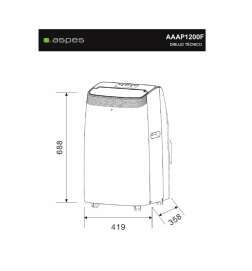 Air Conditioning Aspes AAAP1200F A