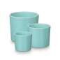 Set of pots Ibergarden Turquoise Clay Ø 14 cm Ø 22 cm Ø 17 cm 3 Pieces