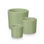 Set of pots Ibergarden Mint Clay Ø 14 cm Ø 22 cm Ø 17 cm 3 Pieces