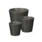 Set of pots Ibergarden Anthracite Clay Ø 14 cm Ø 22 cm Ø 17 cm 3 Pieces Set of pots Ibergarden Anthracite Clay Ø 14 cm Ø 22 cm Ø 17 cm 3 Pieces