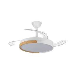 Ceiling Fan CristalRecord RETRACT CRISTAL ECORO 45W MD Transparent 45 W
