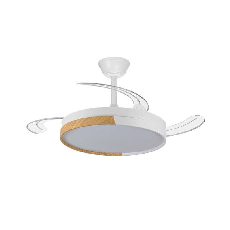 Ceiling Fan CristalRecord RETRACT CRISTAL ECORO 45W MD Transparent 45 W