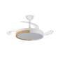 Ceiling Fan CristalRecord RETRACT CRISTAL ECORO 45W MD Transparent 45 W