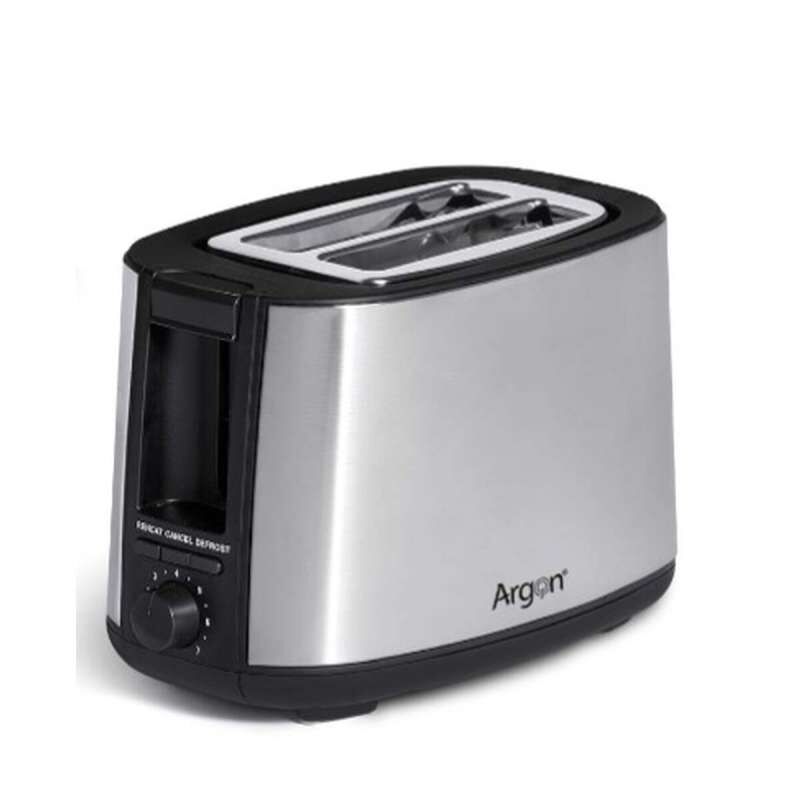 Toaster Argon Black Grey 750 W