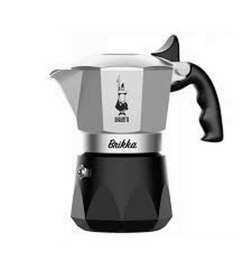 Italian Coffee Pot Bialetti BRIKKA Black Aluminium 2 Cups