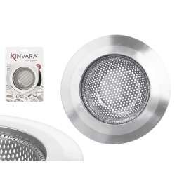 Sink Filter Kinvara Silver Stainless steel Ø 16 cm (12 Units)