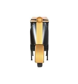 Bottle rack Home ESPRIT Black Golden 134 X 36 X 92 CM