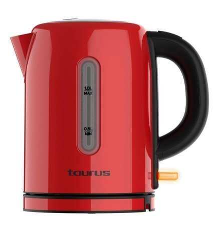 Bollitore Taurus VINTAGE COMPACT Rosso Acciaio inossidabile Plastica 2400 W 1 L