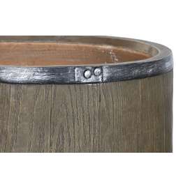 Planter Home ESPRIT Brown Magnesium Cottage 47 x 47 x 61 cm (3 Pieces)