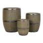 Planter Home ESPRIT Brown Magnesium Cottage 47 x 47 x 61 cm (3 Pieces)