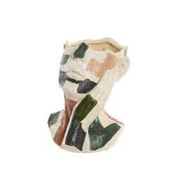 Vaso Home ESPRIT Multicolore Resina Moderno 21,5 X 20,5 X 26,5 CM